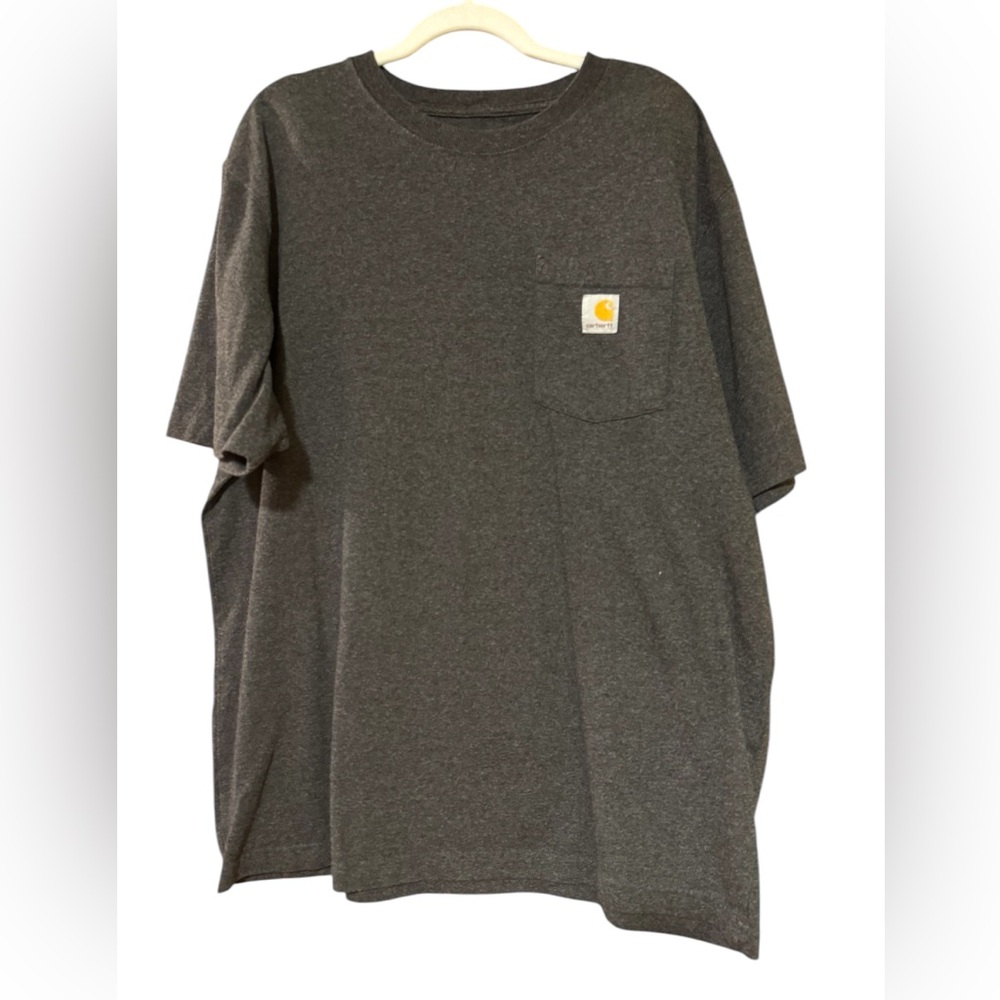 Carhartt Men's Grey Pocket T-Shirt